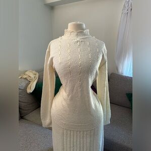 1970s angelic knit set true vintage